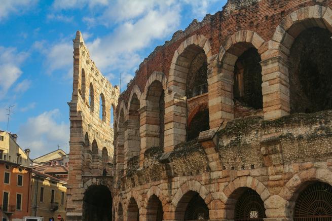 Steps away from the Verona Arena - 2